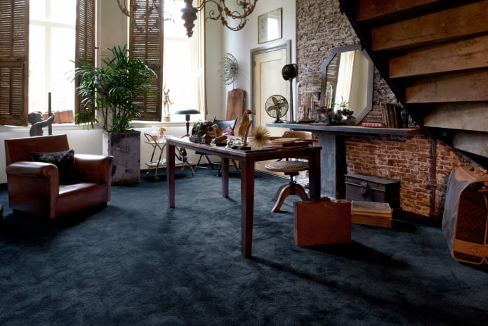 Teppich in einem modernen Interieur