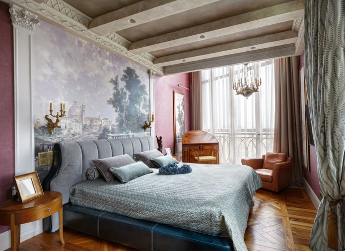 Fresko im Schlafzimmer