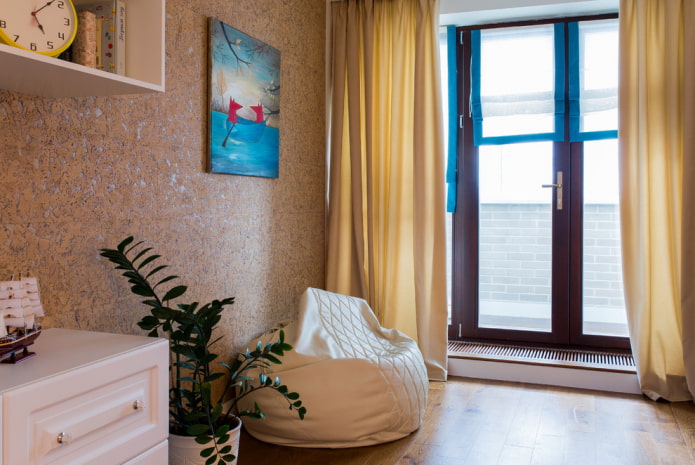 Korkverkleidung im Kinderzimmer