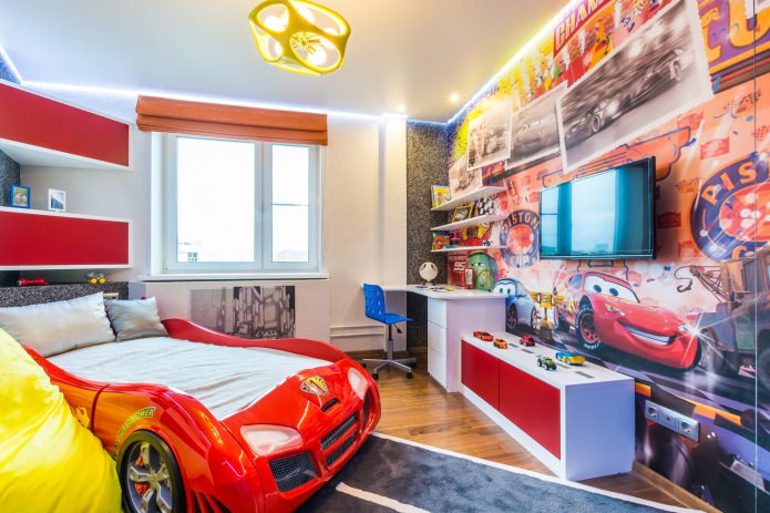 Foto-Hintergrundbild mit Autos