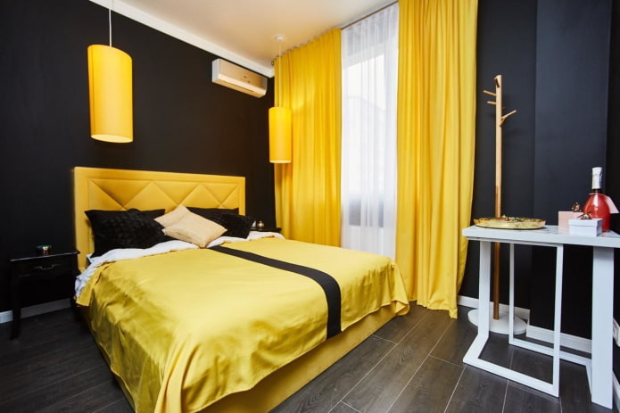 Farbkombination im Schlafzimmer