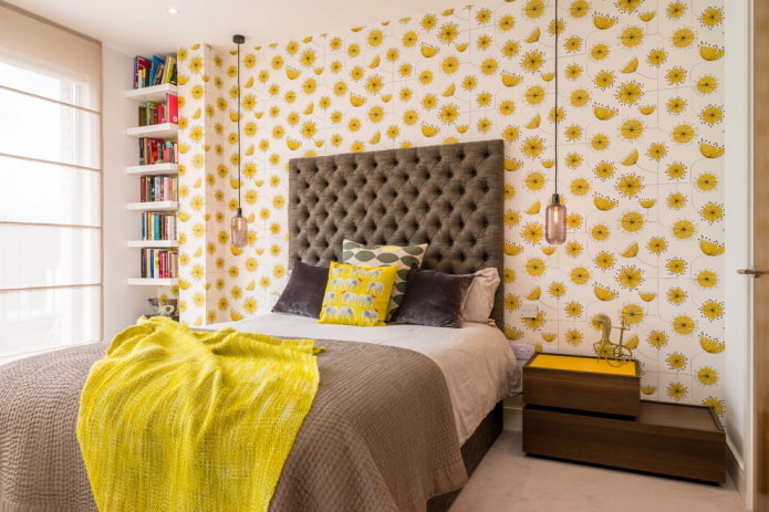 modernes Schlafzimmerinterieur