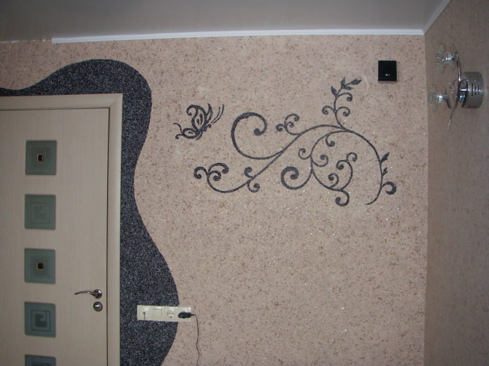 Muster an der Wand