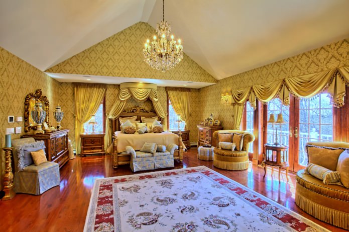 goldenes Interieur