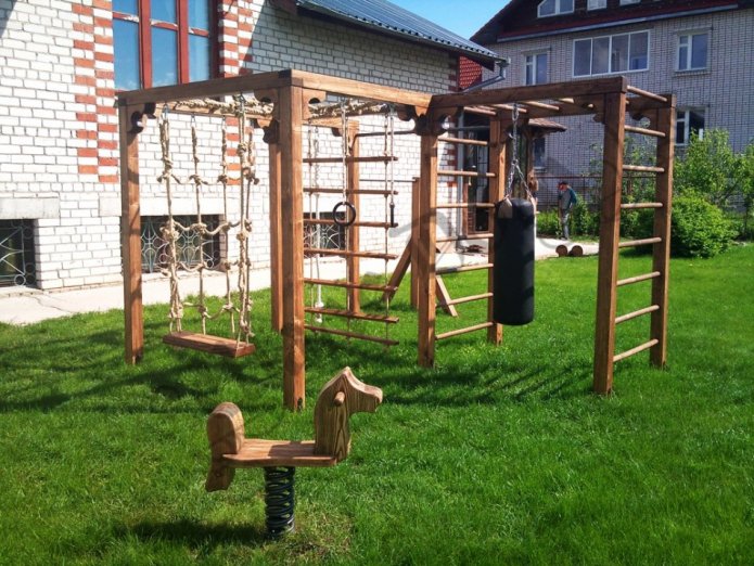 Sportplatz auf der Datscha