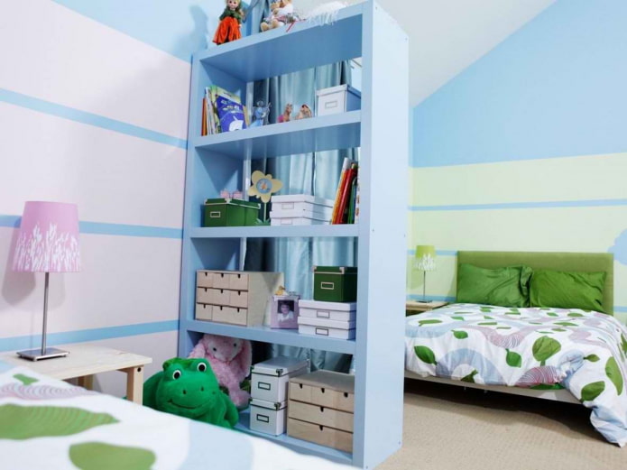 Regal im Kinderzimmer