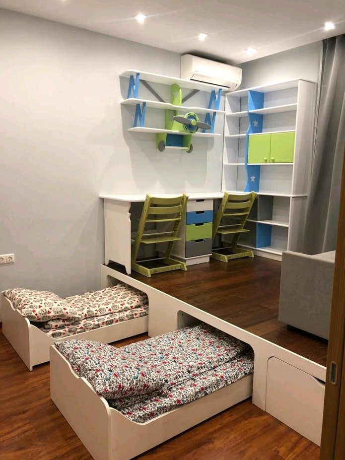 Podium im Kinderzimmer