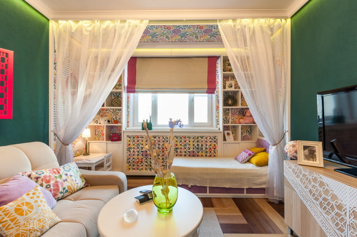 Kinderzimmer in einer Einzimmerwohnung
