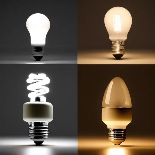Analyse von LED-Lampen und herkömmlichen Glühlampen