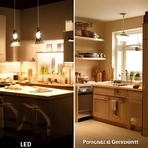 Analyse von LED-Lampen und herkömmlichen Glühlampen