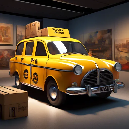 „Lastentaxi: Ihr zuverlässiger Helfer beim Kunsttransport“