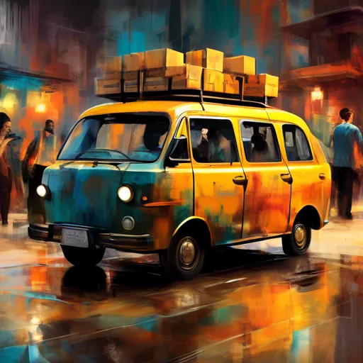 Wie ein Lastentaxi beim Transport von Kunstwerken hilft