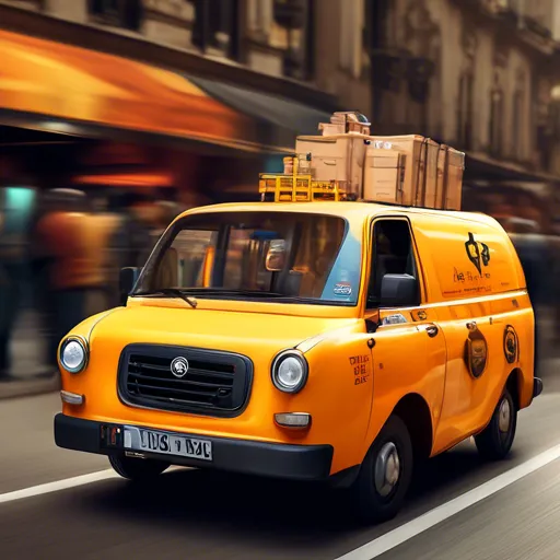 Wie ein Lastentaxi beim Transport von Kunstwerken hilft