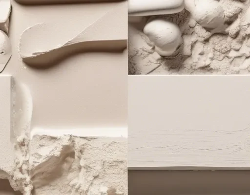 Arten von Putzen, ihre Funktionen und Unterschiede zum Kitt.